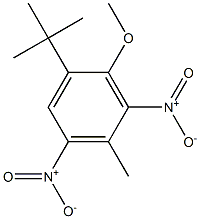 2,6-二硝基-3-甲氧基-4-叔丁基甲苯,73507-41-2,结构式