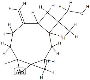 14-hydroxycaryophyllene oxide Structure