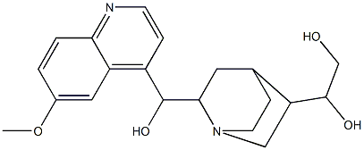 quinine-10,11-dihydrodiol Structure