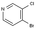 3-氯-4-溴吡啶,73583-41-2,结构式