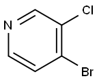 3-氯-4-溴吡啶 结构式