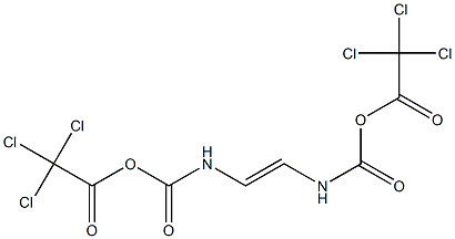 N,N'-Vinylenedicarbamic acid bis(trichloroacetic)dianhydride Structure