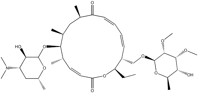 Mycinamicin VI 2'',3''-dimethyl ether Struktur