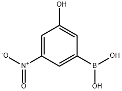 3-羟基-5-硝基苯硼酸,737001-07-9,结构式
