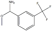 α-Methoxy-3-(trifluoromethyl)benzylamine Structure