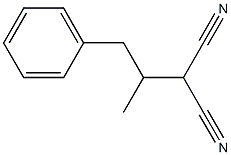 2-(α-Methylphenethyl)malononitrile Structure