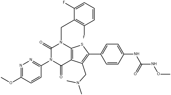 737789-87-6 RelugolixFDA-approvedAdvanced prostate cancer