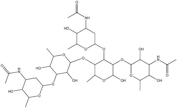 viridopentaose B Structure