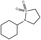 2-Cyclohexylisothiazolidine 1,1-dioxide Struktur