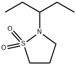 2-(1-エチルプロピル)イソチアゾリジン1,1-ジオキシド 化学構造式