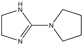 2-(吡咯烷-1-基)-4,5-二氢-1H-咪唑, 738531-71-0, 结构式