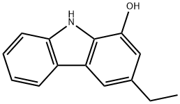 9H-Carbazol-1-ol,3-ethyl-(9CI) Structure