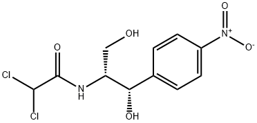 D-erythro-Chloramphenicol, 7387-98-6, 结构式