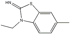 2(3H)-Benzothiazolimine,3-ethyl-6-methyl-(9CI)|