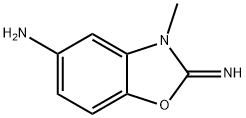 5-Benzoxazolamine,2,3-dihydro-2-imino-3-methyl-(9CI) Structure