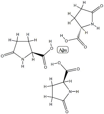 tris(5-oxo-L-prolinato-N1,O2)yttrium 化学構造式