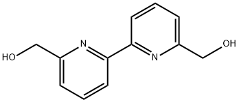 6,6′-bis(hydroxymethyl)-2,2′-bipyridine Struktur