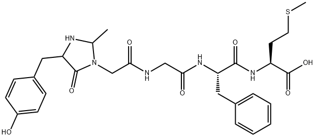 enkephalin-Met, acetaldehyde- Structure