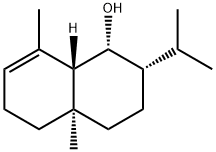 (1R)-1,2,3,4,4a,5,6,8aβ-Octahydro-4aα,8-dimethyl-2α-isopropylnaphthalen-1-ol Structure