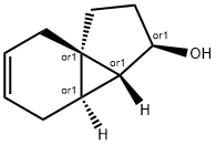 1H-Cyclopenta[1,3]cyclopropa[1,2]benzen-3-ol, 2,3,3a,3b,4,7-hexahydro-, (3R,3aR,3bR,7aR)-rel- (9CI) Struktur