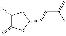 2,7-DIMETHYLOCTA-5(TRANS),7-DIENO-1,4-LACTONE Structure