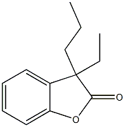 2(3H)-Benzofuranone,3-ethyl-3-propyl-(9CI) Struktur