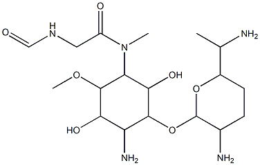 N-formylfortimicin A Structure
