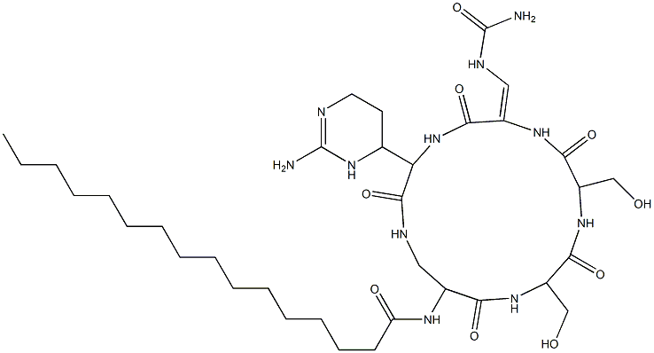 palmitoyl tuberactinamine N Structure