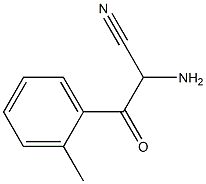 Benzenepropanenitrile,  -alpha--amino-2-methyl--bta--oxo- Struktur