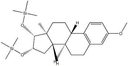 3-Methoxy-16β,17β-bis[(trimethylsilyl)oxy]estra-1,3,5(10)-triene Structure
