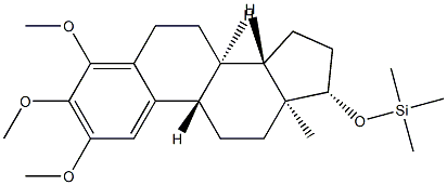 [[2,3,4-Trimethoxyestra-1,3,5(10)-trien-17β-yl]oxy]trimethylsilane Structure