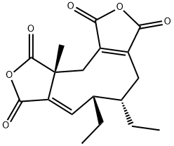 (5S,6S,7E,10aR)-5,6-Diethyl-5,6,10a,11-tetrahydro-10a-methyl-1H-cyclonona[1,2-c:4,5-c']difuran-1,3,8,10(4H)-tetrone|