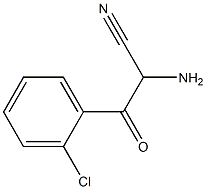 Benzenepropanenitrile,  -alpha--amino-2-chloro--bta--oxo- Structure