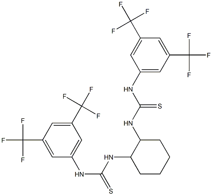 N,N'-(1R,2R)-1,2-cyclohexanediyl bis[N'-[3,5-bis(trifluoroMethyl)phenyl)] -Thiourea Structure