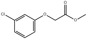 methyl 2-(3-chlorophenoxy)acetate, 74411-14-6, 结构式