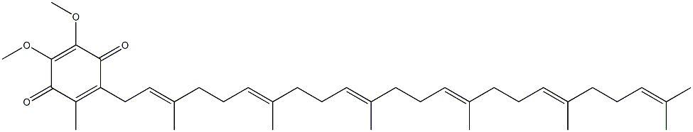 Ubiquinone Q6, 7444-53-3, 结构式