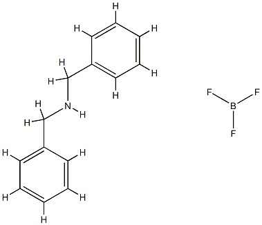 dibenzylamine, compound with boron trifluoride (1:1)  Struktur