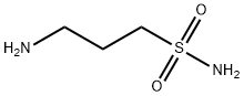 3-アミノプロパン-1-スルホンアミド 化学構造式