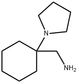 1-[1-(1-pyrrolidinyl)cyclohexyl]methanamine(SALTDATA: 2HCl) Structure