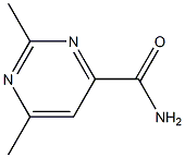 4-Pyrimidinecarboxamide,2,6-dimethyl-(6CI,7CI,9CI) Structure