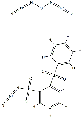 44OXYDIBENZENESULPHONYLAZIDE Structure