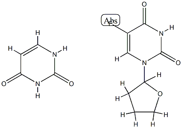 テガフル/ウラシル 化学構造式