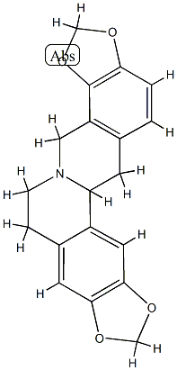 四氢黄连碱,7461-02-1,结构式