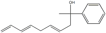 α-Methyl-α-(2,5,7-octatrienyl)benzenemethanol Structure