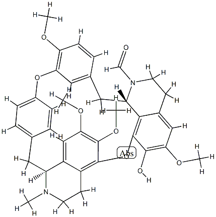 7-Hydroxy-6,6',7',12-tetramethoxy-2'-methylthalidasan-15,15'-dione Structure