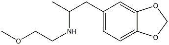 74698-44-5 LOZJEWOZOKSOKA-UHFFFAOYSA-N/AKOS022515799/1-(2H-1,3-Benzodioxol-5-yl)-N-(2-methoxyethyl)propan-2-amine