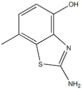 4-Benzothiazolol,2-amino-7-methyl-(6CI,9CI) Structure