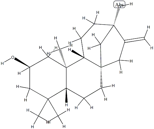 Kaur-16-ene-2β,13-diol 结构式