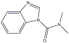 1H-Benzimidazole-1-carboxamide,N,N-dimethyl-(9CI) Struktur
