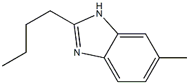 1H-Benzimidazole,2-butyl-5-methyl-(9CI) Structure